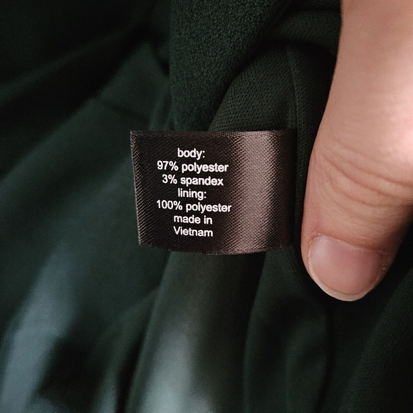 NWT Lane Bryant Emerald Green Sleeveless Ruffled Cocktail MOB Fitted Dress Sz 14 - Picture 4 of 5